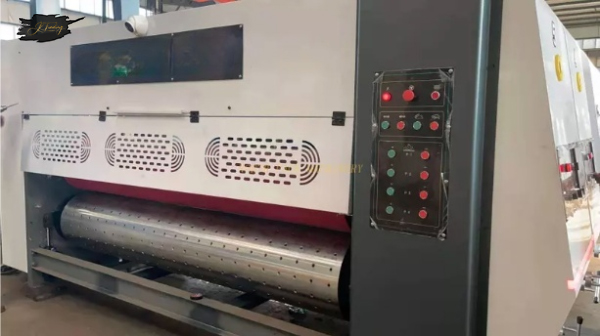 Carton Factory Use The Flexo Water Ink Printing Slotting Die Cutting Box Machine